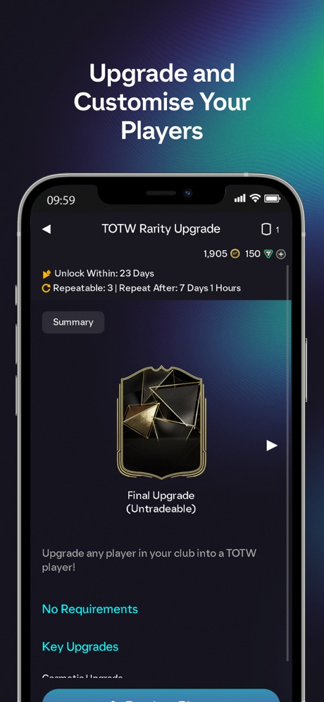 Player Cards EA FC Web App
